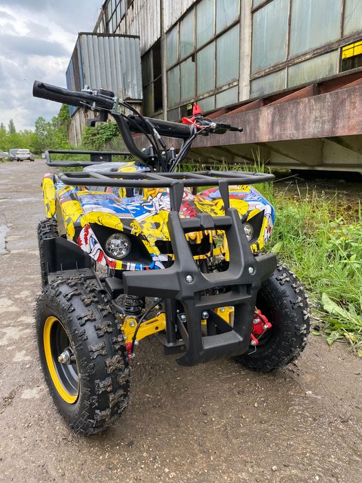 ATV Grafitty galben 49cc viteza reglabilă nou cu garanție și livrare
