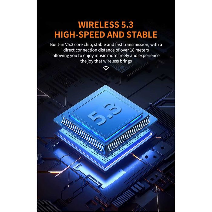 Boxa wireless portabila 20W cu Bluetooth 5.3,  15 ore si lumini LED