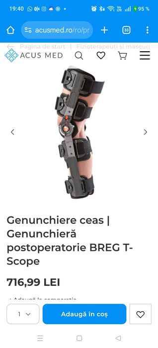 Orteza genunchi profesionala