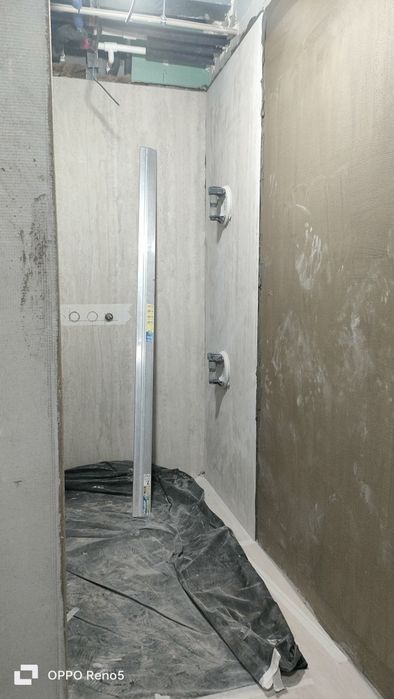 Укладка кафелья.