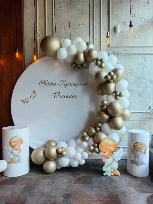 Украса за погача, украса за кръщение, украса за рожден ден