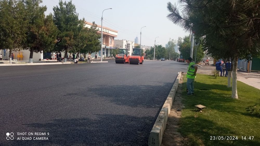 Асфальт хизмати Узбекистан буйлаб