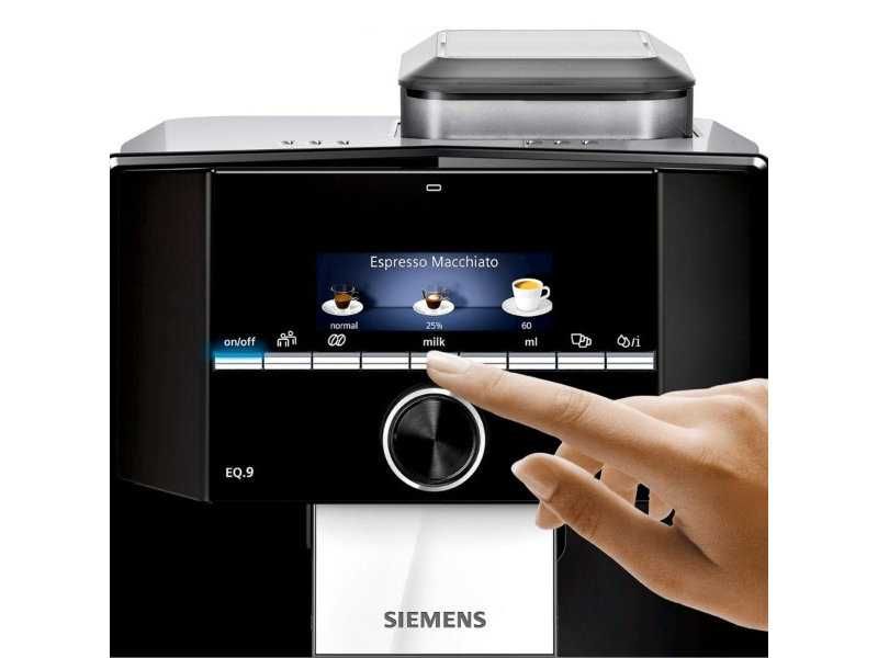 Кафеавтомат Siemens EQ9 Plus s300 TI923309RW, 1500W, Черен