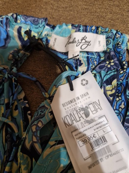 Rochie lunga matase indiana,KoalaBay,L