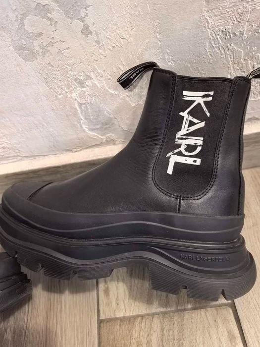 Боти естествена кожа karl lagerfeld 39 номер