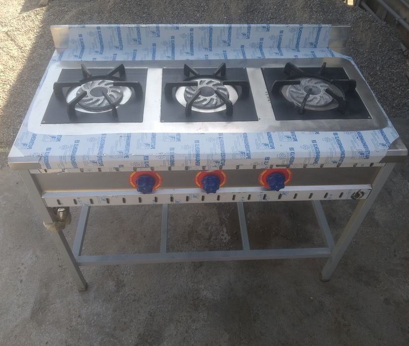 Газовая плита 3 конфорочная  gaz plitalar OPTIM narxlarda sotib oling