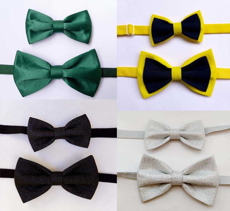 КОМПЛЕКТ ПАПИОНКИ БАЩА И СИН.ЛУКСОЗНА МАЛКА И ГОЛЯМА ПАПИОНКА ЗА ТАТКО И ДЕТЕ.РЪЧНА ИЗРАБОТКА В ЦВЯТ ПО ЖЕЛАНИЕ. ВИСОКО КАЧЕСТВО.TATKO & SIN PAPIONKI