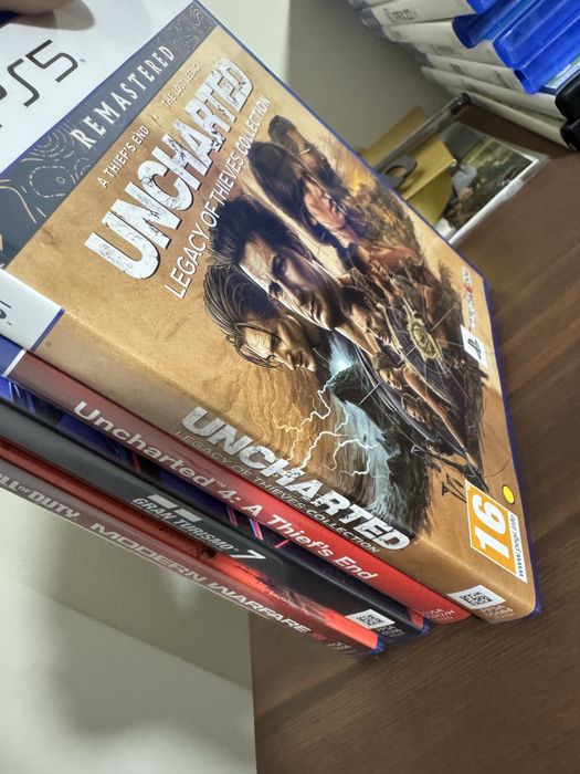Пакет 3 PS5 игри + Uncharted 4 за PS4 подарък