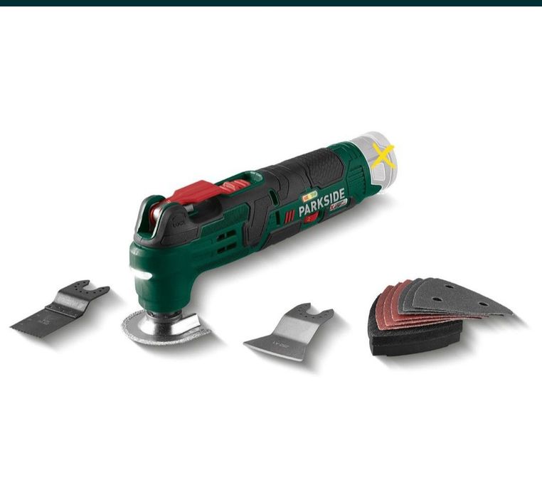 Parkside multifunctional 12V multi cutter tăietor oscilant slefuitor
