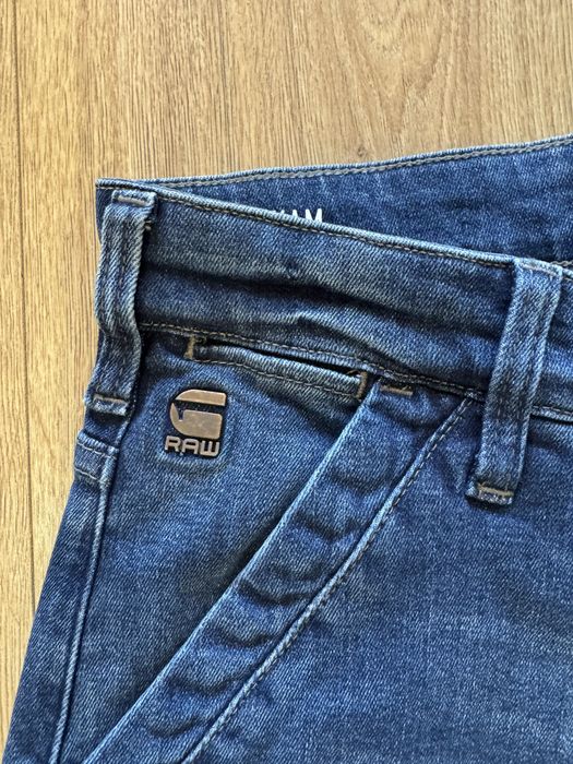 Pantaloni/ Blugi G Star RAW Rackam 3D albastrii, noi