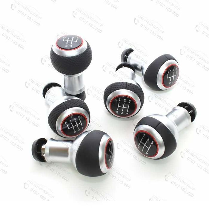 Nuca schimbator piele perforata S-line pt Audi TT, A3, A4 ,A5,A6,Q5