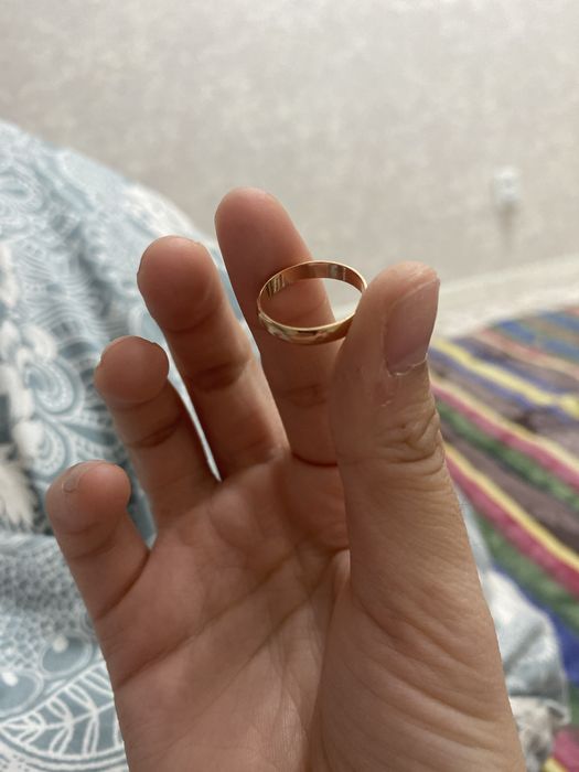 Кольцо золото обручальное