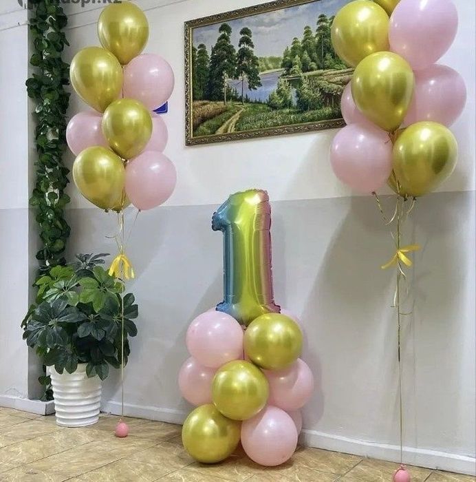 Шарики шары оформление входа арки