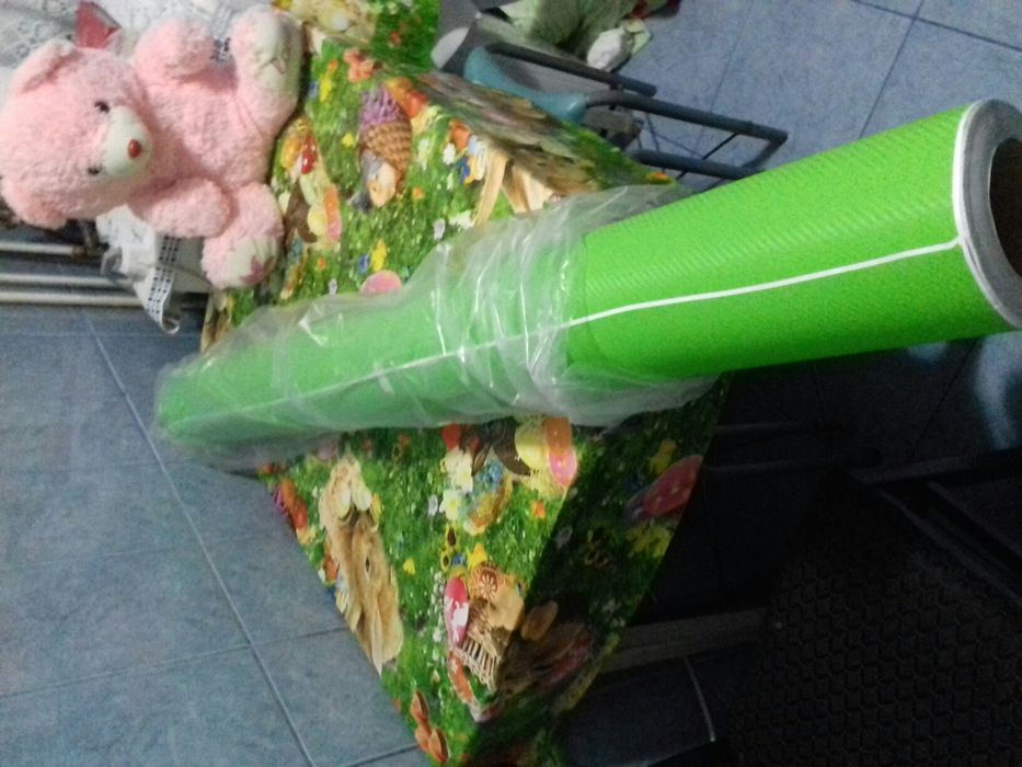 Folie carbon 3d cu textura verde