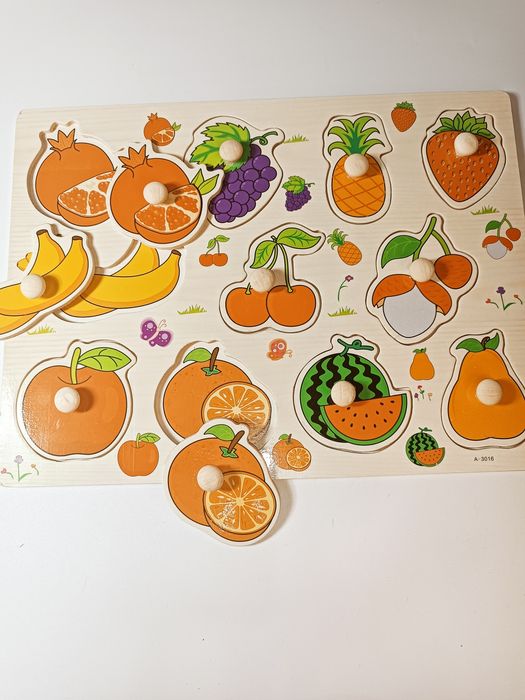 Сортер животные, овощи, фрукты