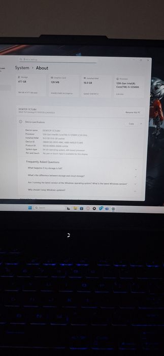 Laptop Asus TUF Gaming F17
