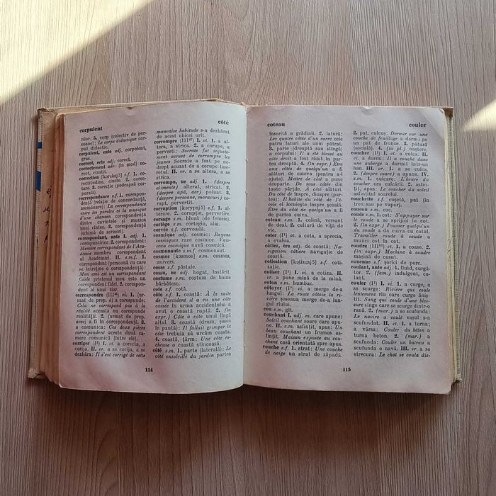 Dictionar scolar carte FRANCEZ - ROMAN de Marcel Saras