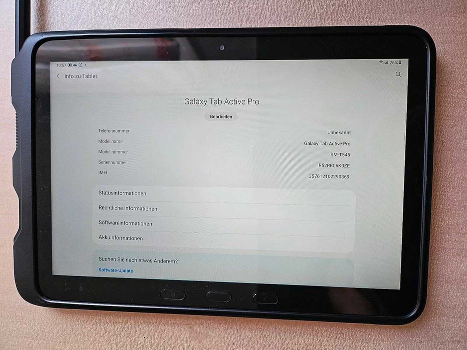 Samsung Galaxy Tab Active Pro/GSM/HSPA/LTE/WiFi/Bluetooth/