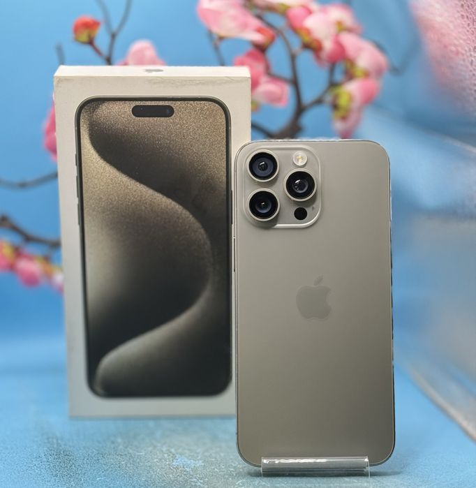 Apple iPhone 15 Pro Max, 256GB, 5G, Natural Titanium