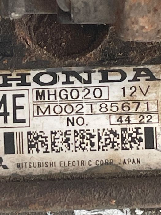 Electromotor Honda Fr-V Be 2004 - > 2.2 I Ctdi N22A1 Mhg020 M002T85671