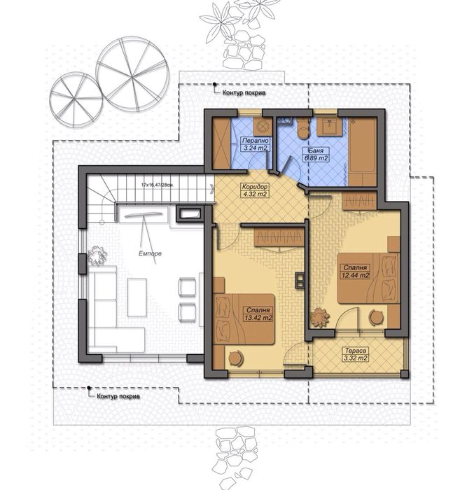 Дава се под наем Къща в Пловдив, Тракия - 250 кв.м за 1150 € - Снимка #15
