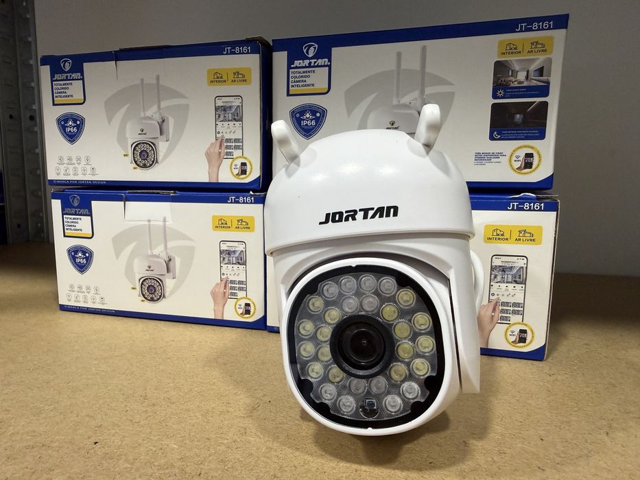 SET 4 Camere de Supraveghere, JORTAN JT-8161, 1080P, WIFI, IP66, Wireless, NightVision Infrarosu, Aplicatie Camera YOOSEE