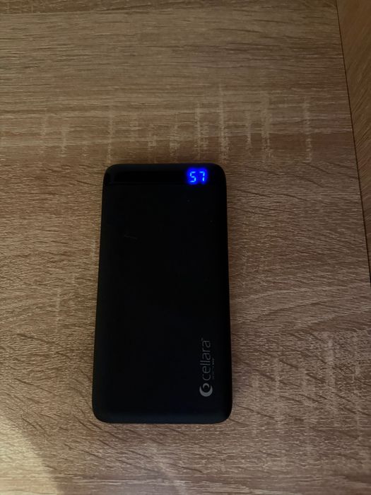 Baterie externă Cellara negru mat 10.000 mAh