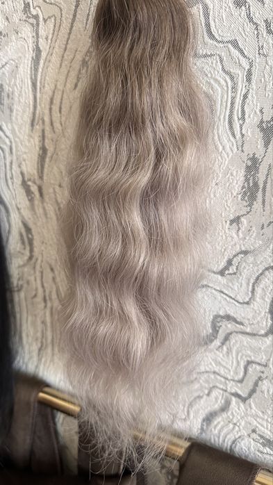 Волосы натуральные для наращивания амбре