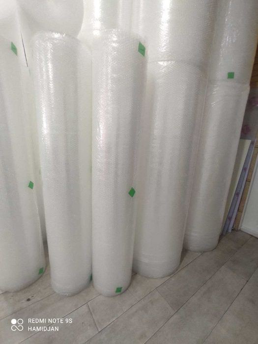 Плёнка пузырчатая, упаковочная.