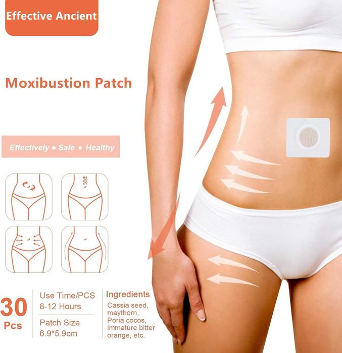 30 Броя Комплект Натурални Лепенки за отслабване SLIM PATCH
