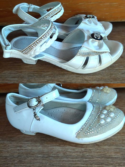 Туфли белые 17,5-18 см