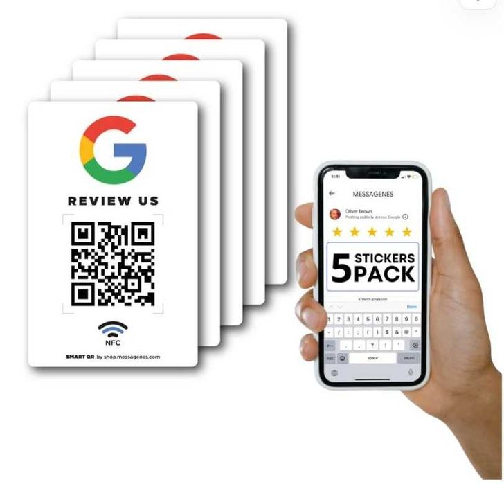 Google Review NFC Tag X4 Bucati