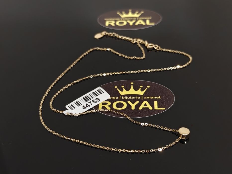 Bijuteria Royal: Lanț aur 14k/1.40 gr