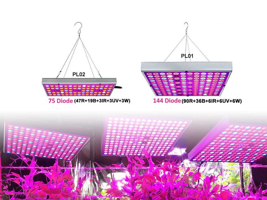 Lampa UV Cresterea Plantelor Crestere Rapida Plantelor Rasadurilor LED