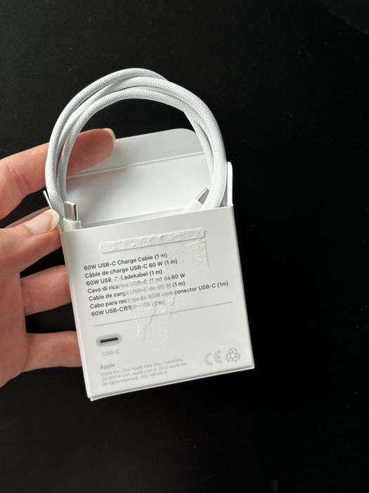 Apple cablu usb c nou nesigilat 1m 60w