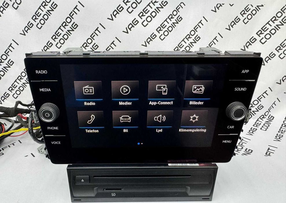 Radio Multimedia VW Golf 7 VII WAZE GOOGLE Youtube Original VW MIB 2