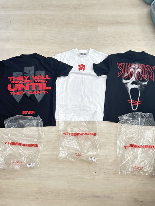 Thesinners тениски 3 броя
