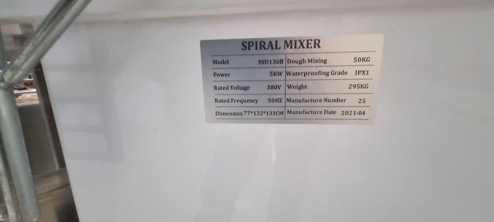 Тестомешалка сотилади 50 кг 1 ой ишлатилган