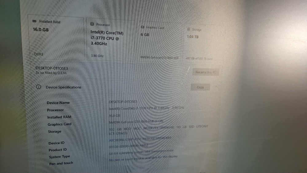 Kit I7 3770 + placa de baza + 16 Gb ram