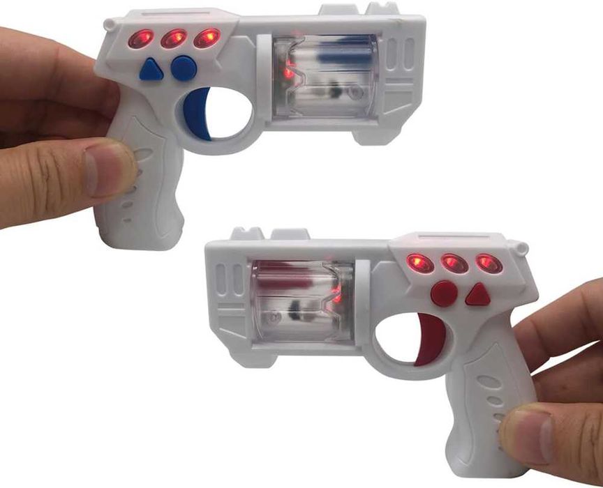 Игра лазер таг с пистолети ключодържатели