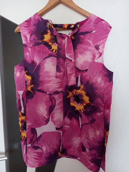 Нов ефектен дамски топ туника L - XL