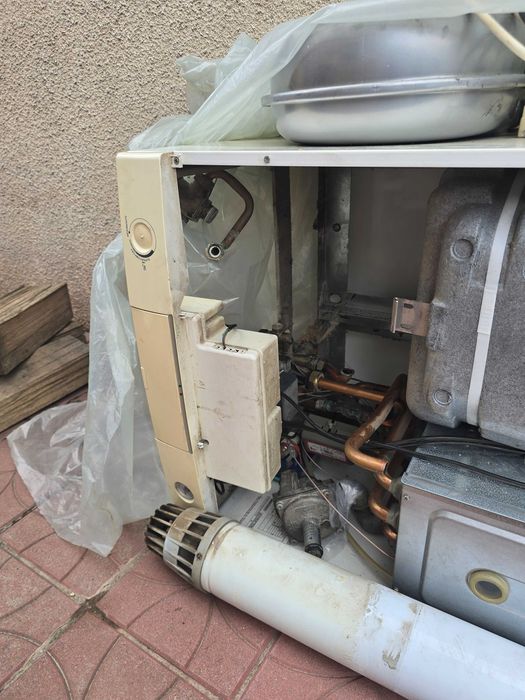 Boiler inox de la centrala Herman Supermaster