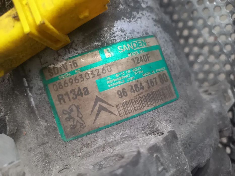 Compresor Clima Peugeot 307 406 206 Expert Citroen C5 Jumpy Jumper Boxer 2.0 Hdi Cod  Motor RHR RHY