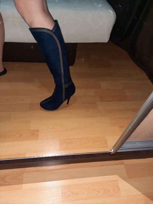 Cizme catifea marimea 38