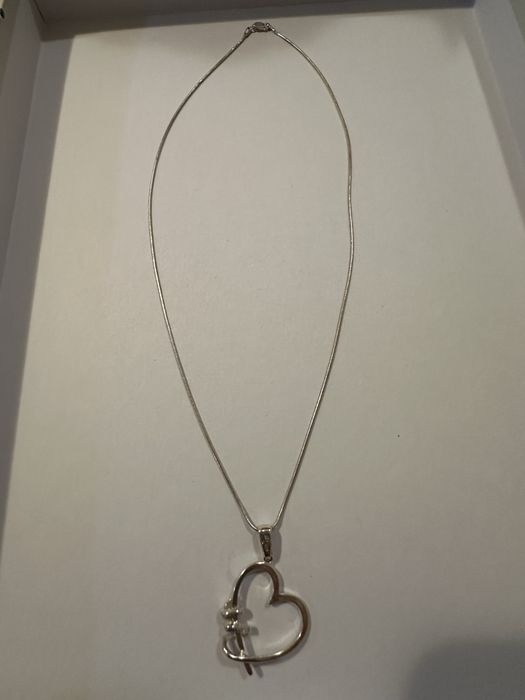 Сребърно колие - Сърце