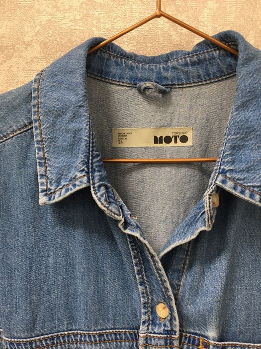 Джинсовая рубашка женская