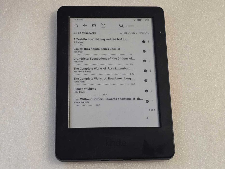 E-book reader Kindle Gen.7 4GB Wi-Fi Ecran 6 Inch E-Ink Pearl Touchscreen 167 PPI Negru