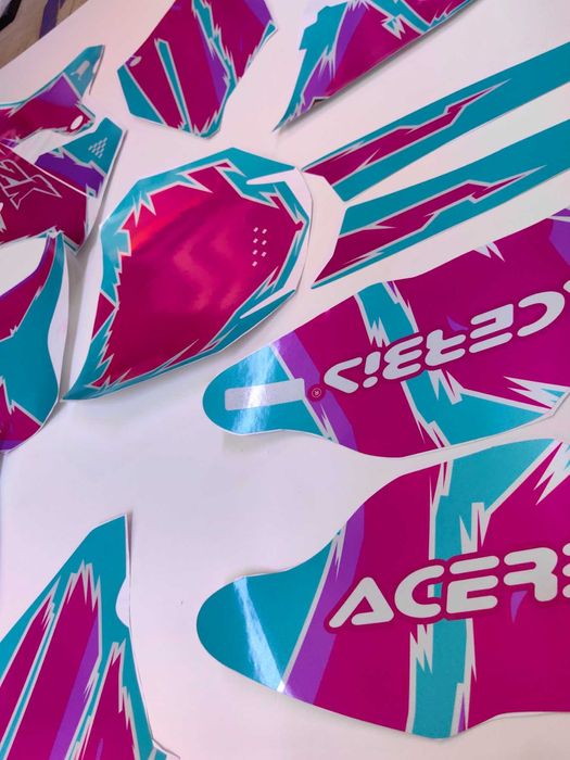 Стикери Yamaha YZ 125/250 2022–2026  РЕФЛЕКТИРАЩИ