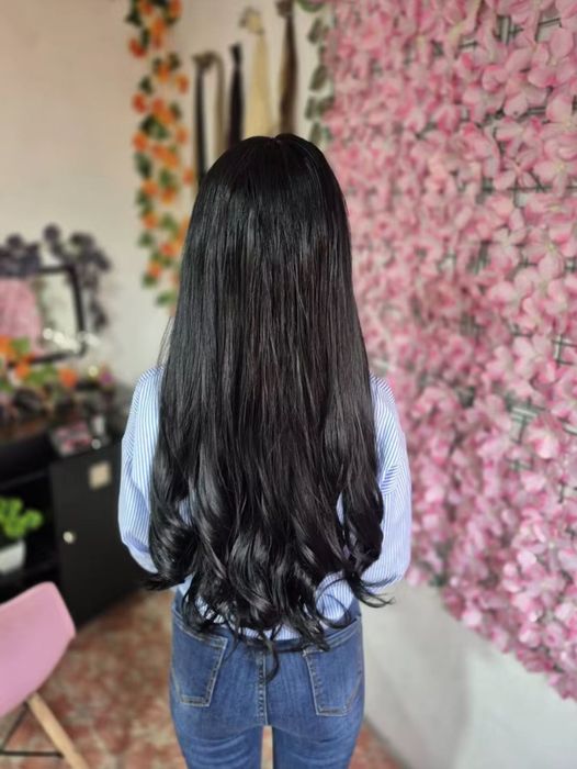 100%естествена славянска коса по поръчка