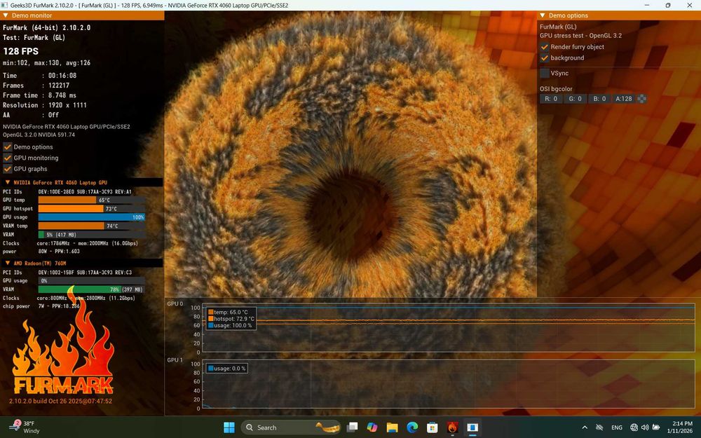 Лаптоп/ Lenovo LOQ/ Ryzen 7640HS/ RTX 4060/ 16GB DDR5 5200/ 512Gb Nvme